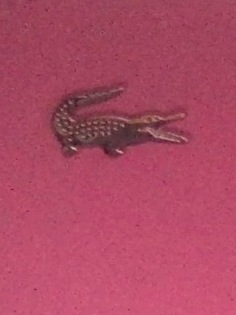 pink Lacoste bucket purse